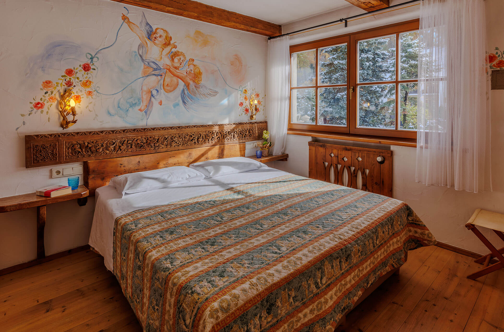 Wohnung Chalet - Bett - Residence Burgmann Weilicher