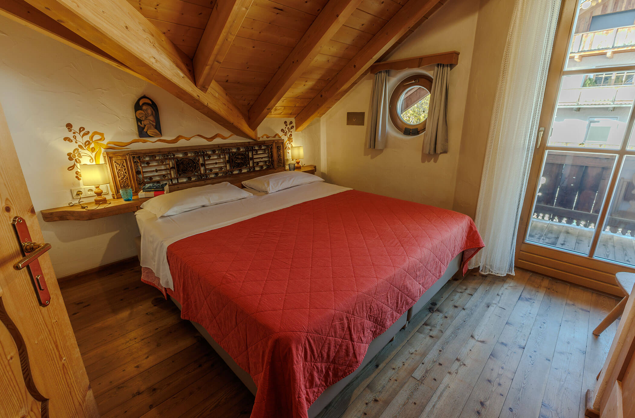 Wohnung Cottage - Bett - Residence Burgmann Weilicher