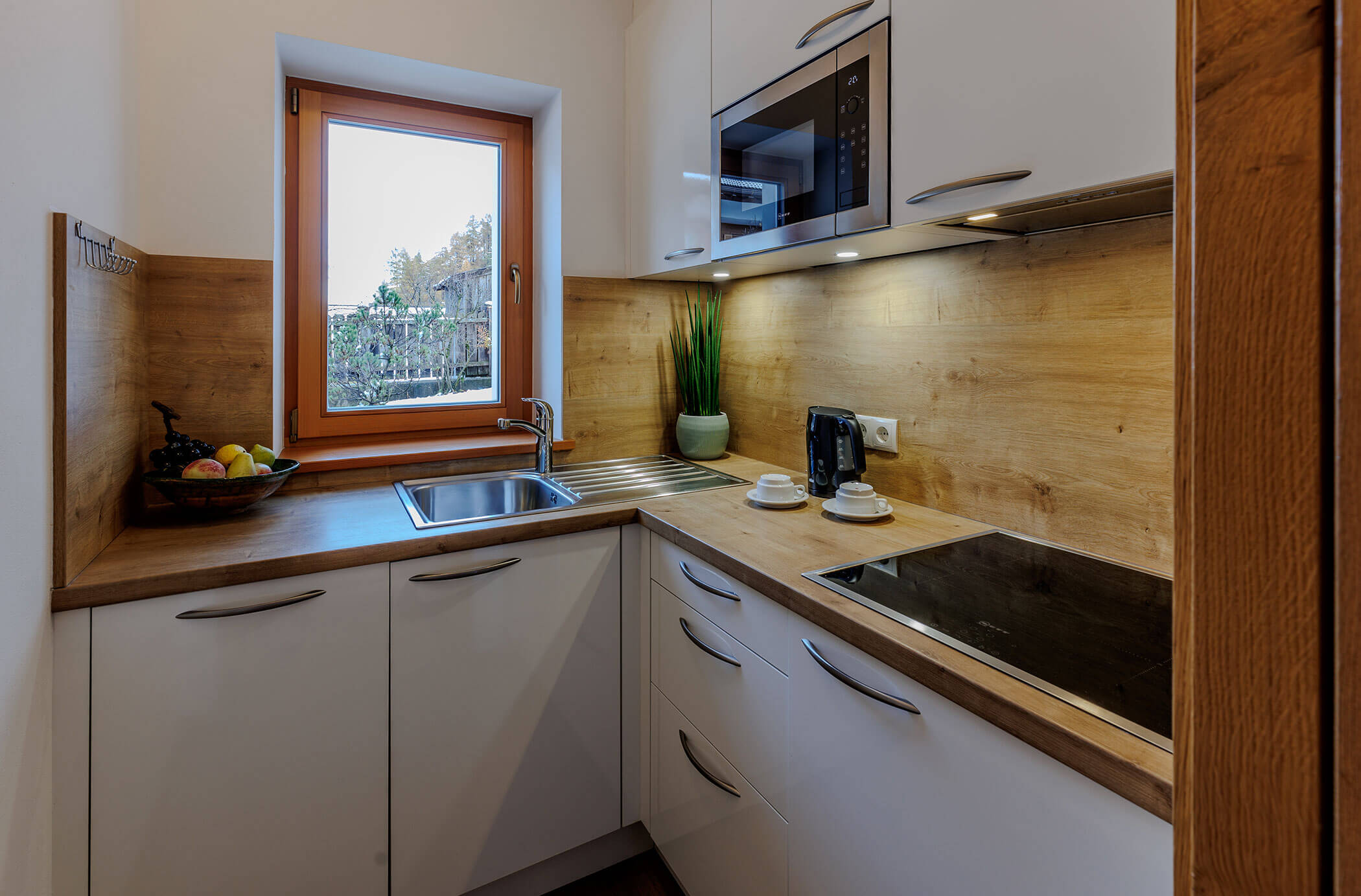 Wohnung Dolomiti - Küche - Residence Burgmann Weilicher