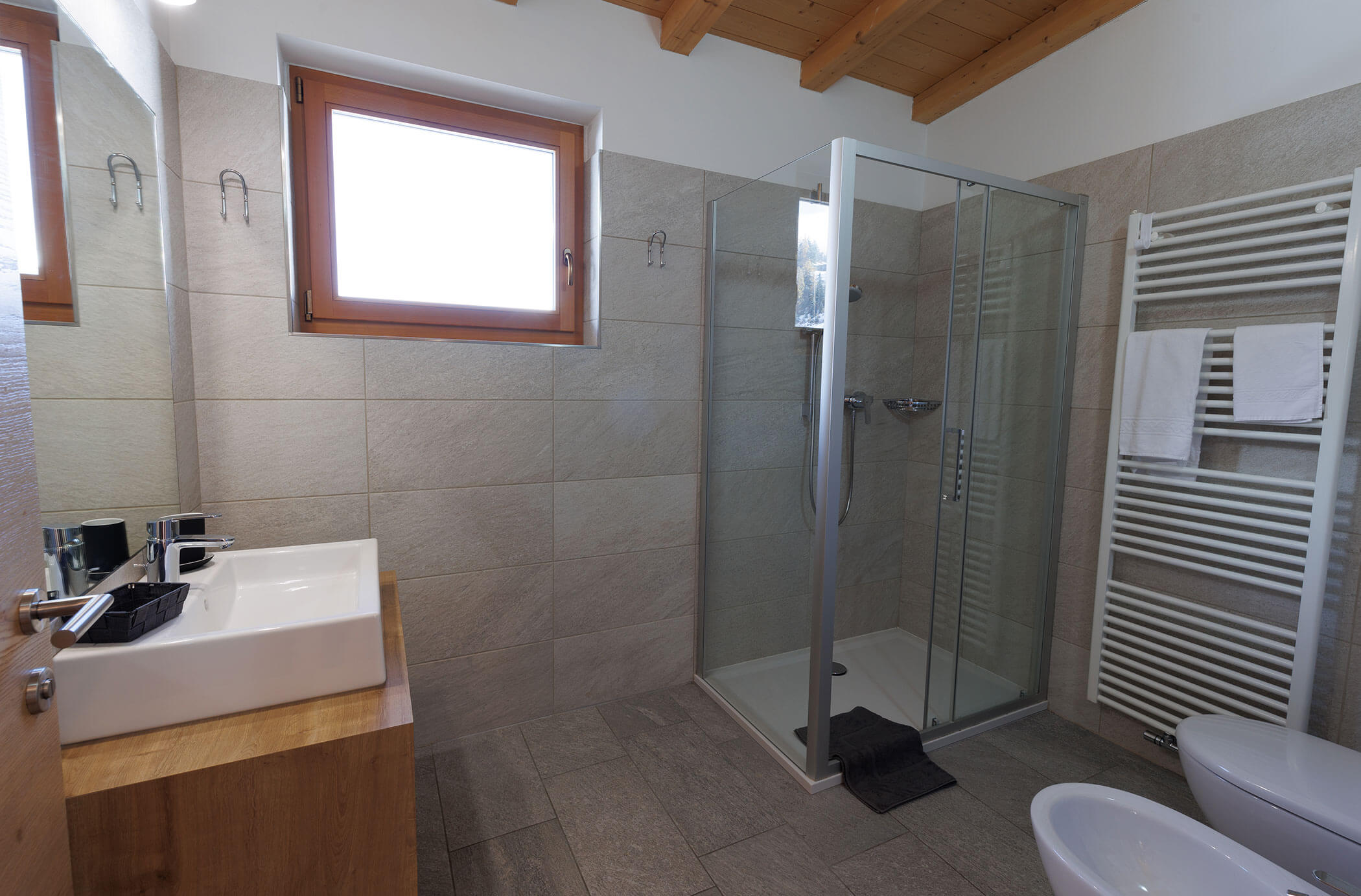 Wohnung Dolomiti - Badezimmer - Residence Burgmann Weilicher