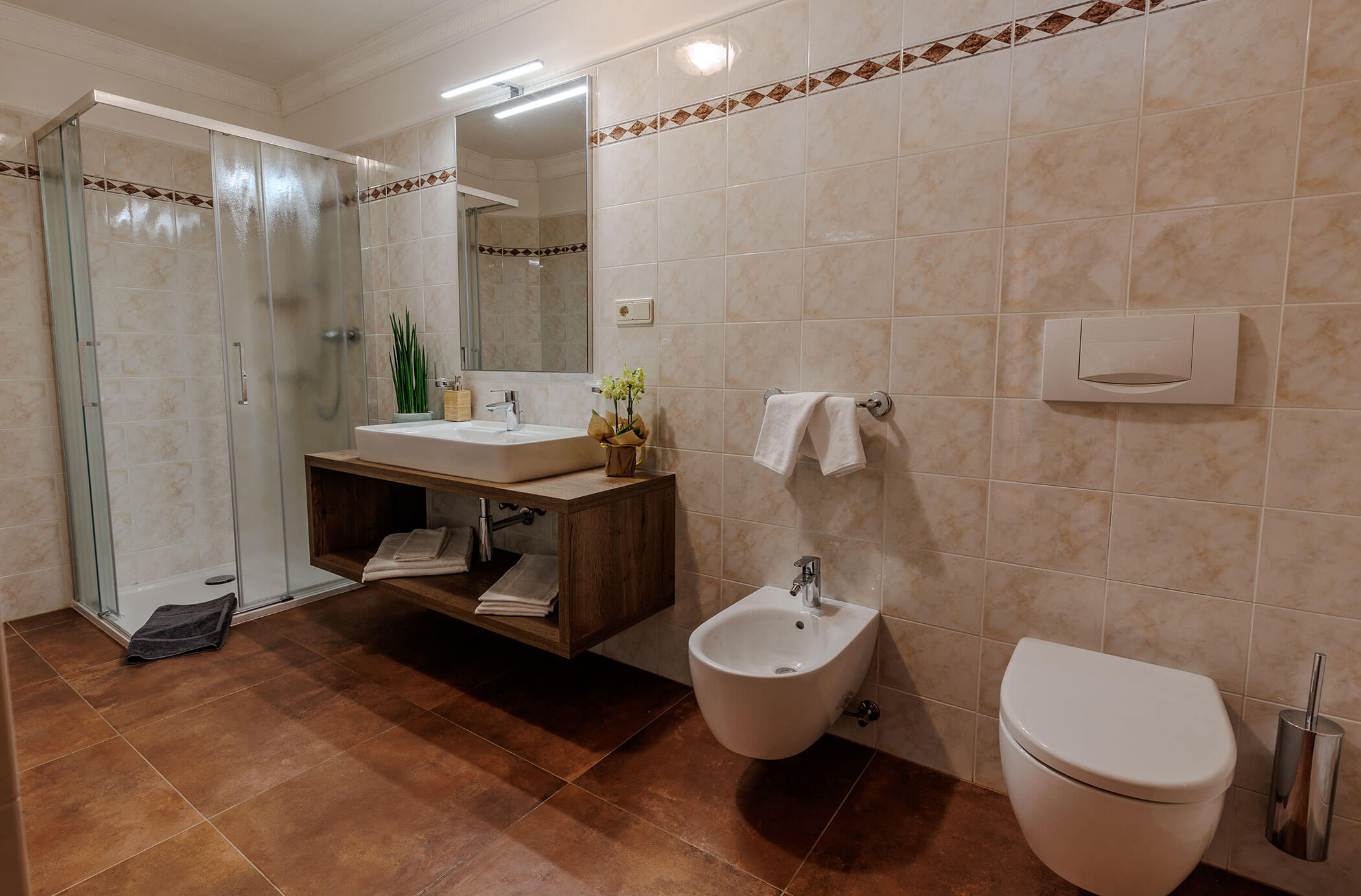 Wohnung Lodge - Badezimmer - Residence Burgmann Weilicher