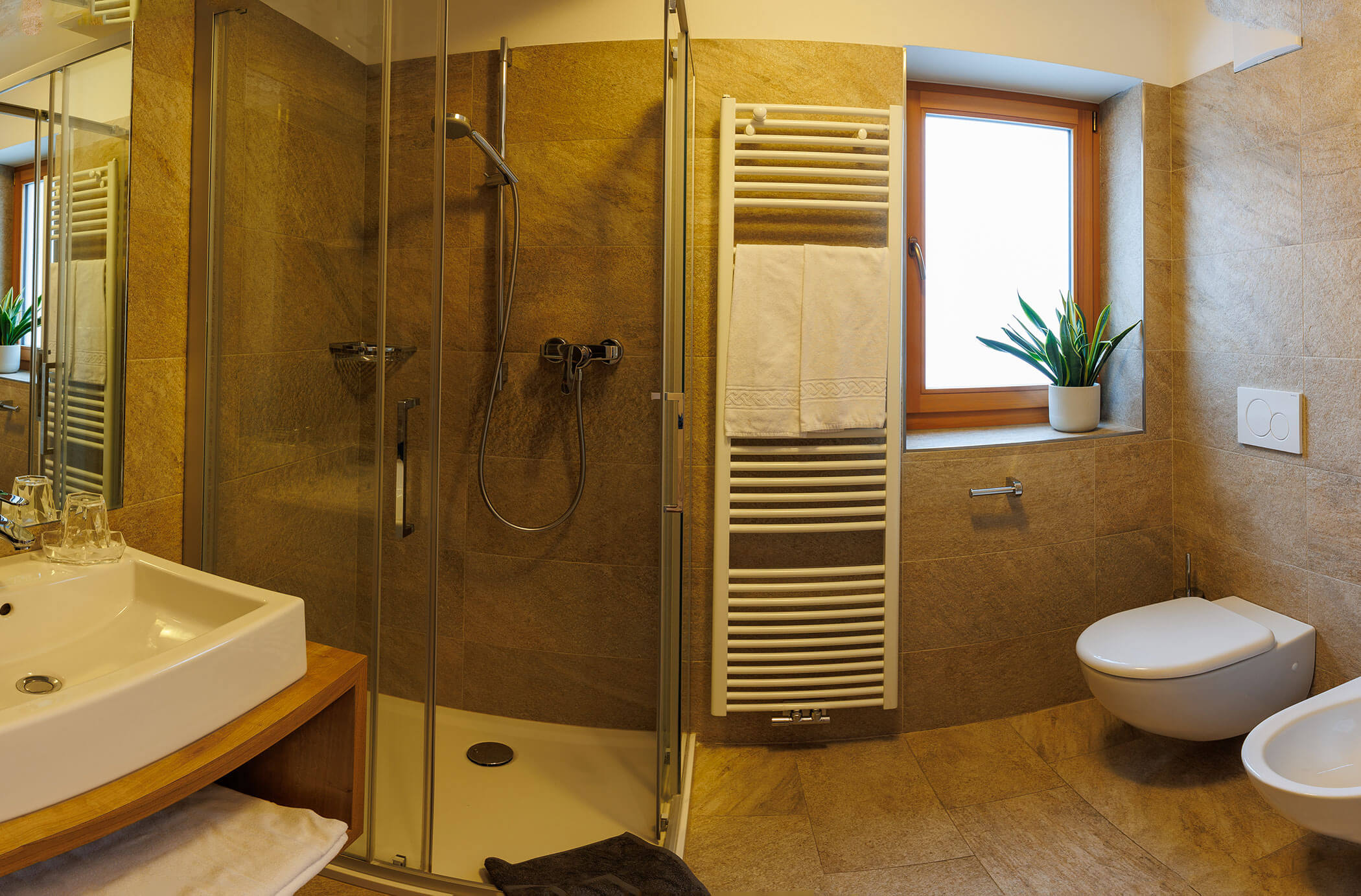 Wohnung Tre Cime - Bad - Residence Burgmann Weilicher