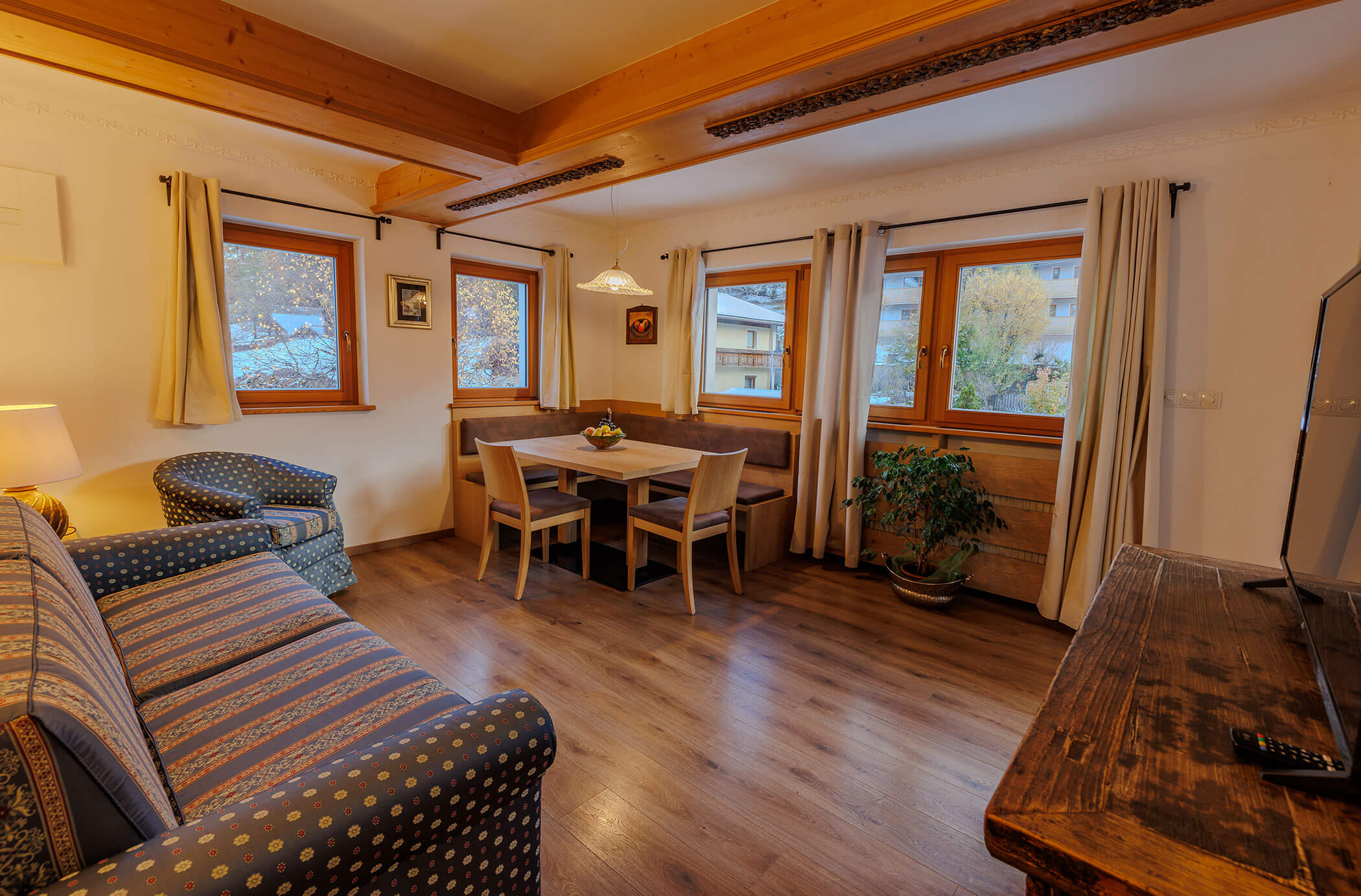 Wohnung Tre Cime - Couch - Residence Burgmann Weilicher